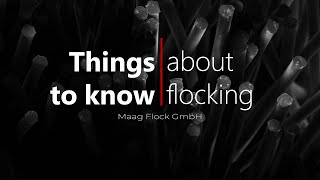 Wissenswertes über die Beflockung | Things to know about flocking | Maag Flock