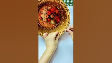 Rattan Craft Basket Idea  #diy #rattan #handmade