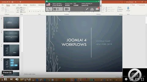 2019 04 07 jooml4 workflows