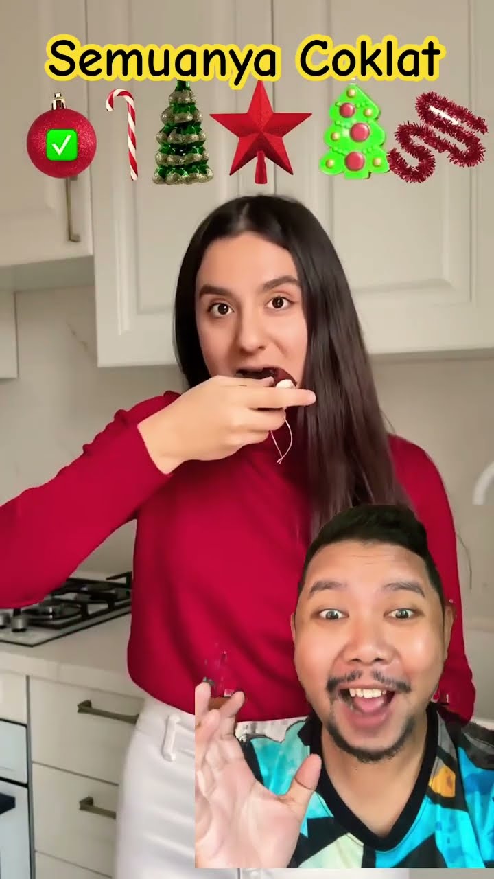 SEMUANYA COKLAT BISA DIMAKAN!!!?? #christmas #aesthetic #halloween #comedy #shortsfeed
