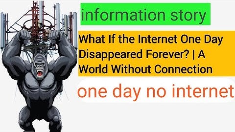 What If the Internet One Day Disappeared Forever? | A World Without Connection