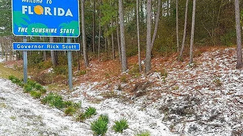 ¿Alguna vez ha nevado en Florida?