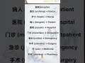 Learn Chinese Hospital vocabulary 🏥👩⚕️🥼 医院词汇 #learnchineseforbeginners #freemandarinchinese #shorts