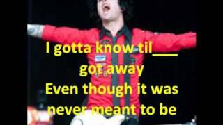 Green Day Stay The Night (Lyrics) New Song