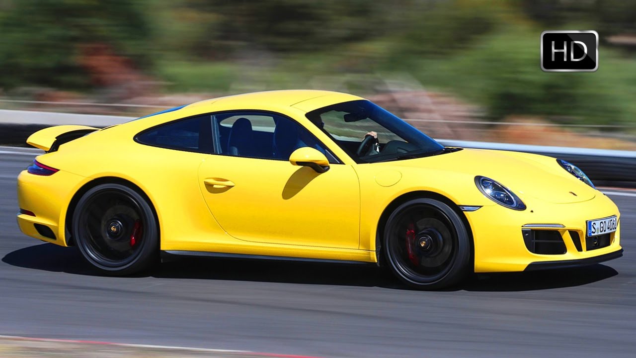 2018 Porsche 911 Carrera GTS Coupe Racing Yellow Design & Drive HD - YouTube