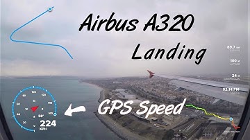GoPro Hero 5 Black - GPS Telemetry High Speed Test (Airbus A320 Landing)