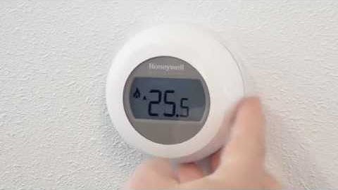 Round Modulation installatiemenu | Honeywell Home