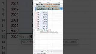 How to Use GROWTH Function in Excel