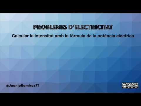 Vídeo: Com es calcula la intensitat de potència?