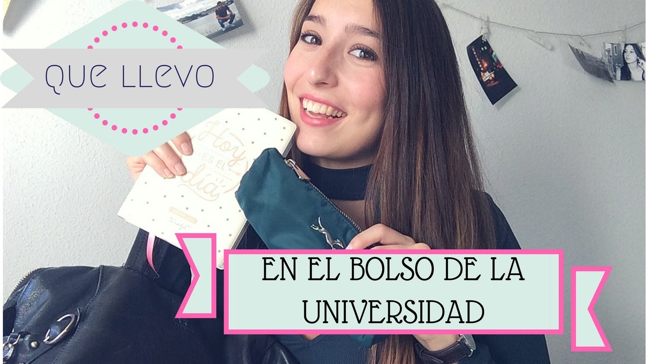 Que llevo en el bolso de la universidad | Paula Araz