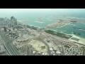 Dubai from the Sky on helicopter, Palm Jumeirah