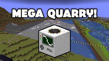 I created MEGA QUARRY in Minecraft (Tekkit Classic Reloaded)