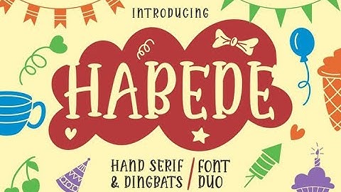 How to Download and Install Habede Extra Doodle Font Free Download in Adobe Photoshop #youtube