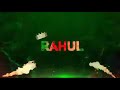 Rspecial short name art king rahul bhai new whatsapp status nice name art