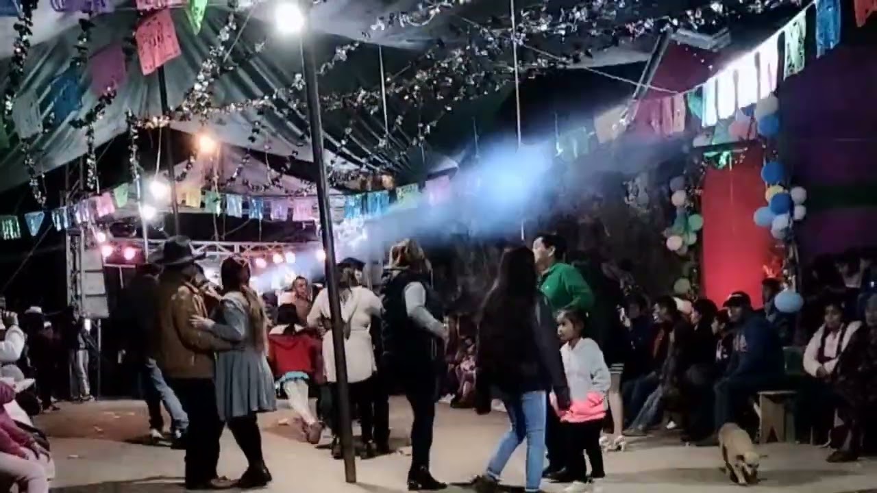 Fiesta de la virgen de Guadalupe en agua colorada huautepec 2025