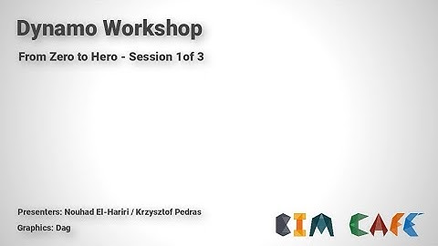 Dynamo Zero to Hero #1 | BIMCafe