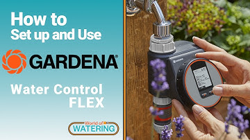 How to set up a Gardena Control Flex