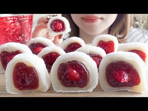 【咀嚼音】丸ごとひと粒の梅が贅沢すぎる梅餅を食べる【ASMR/EATINGSOUNDS】