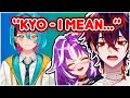 Kuro accidentally slips up with kyo in a michi collab