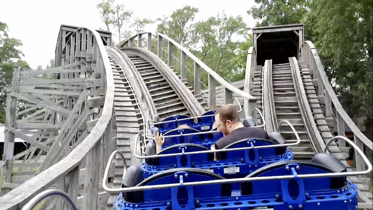 Xfcg Wooden Warrior Back Seat POV 2017 FULL HD Quassy Amusement Park - YouTube
