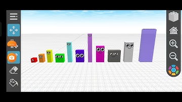 My Numberblocks 1-10 In Draw Bricks