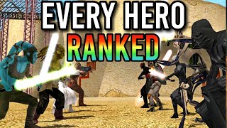 Ranking ALL 19 HEROES and VILLIANS From Worst To Best! Star Wars Battlefront Classic Collection