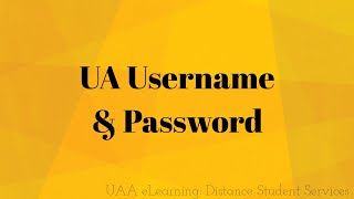Getting Started Checklist: #1 Obtain your username and password.