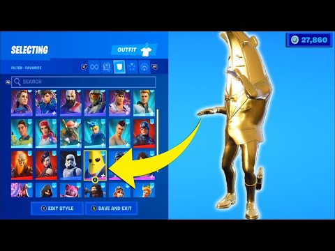 This Account Has Gold Peely & 27,860 V-Bucks?