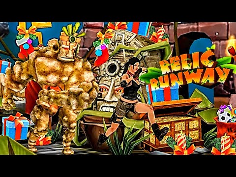 The beautiful lady runs for treasure!! - Relic Runway GamePlay 🎮📱