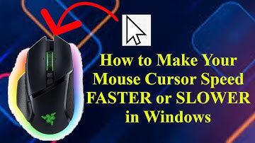 How to Make Your Mouse Cursor Speed FASTER or SLOWER in Windows
