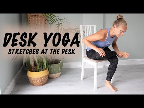 DESK YOGA | Stretches for at your desk | YOGA AT WORK | Chair yoga