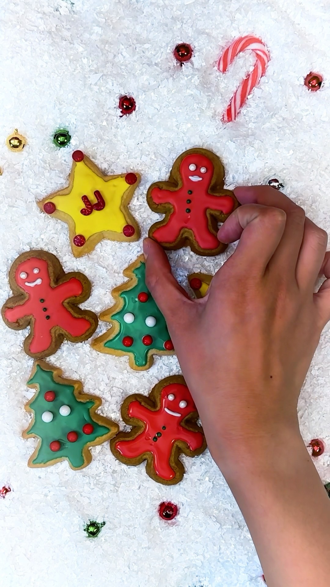 DIY Colorful Cookies ??? for Christmas! #shorts #diy #easycrafts
