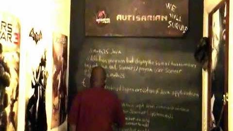 AUTISTIC BOY WRITES COMPUTER PROGRAM