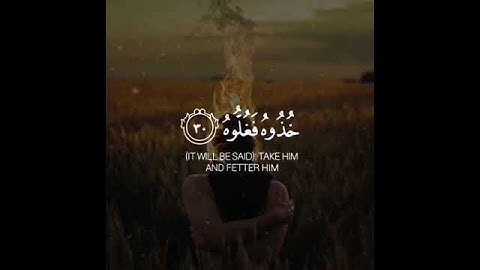 القارئ صلاح المصلي سورة (الحاقة)