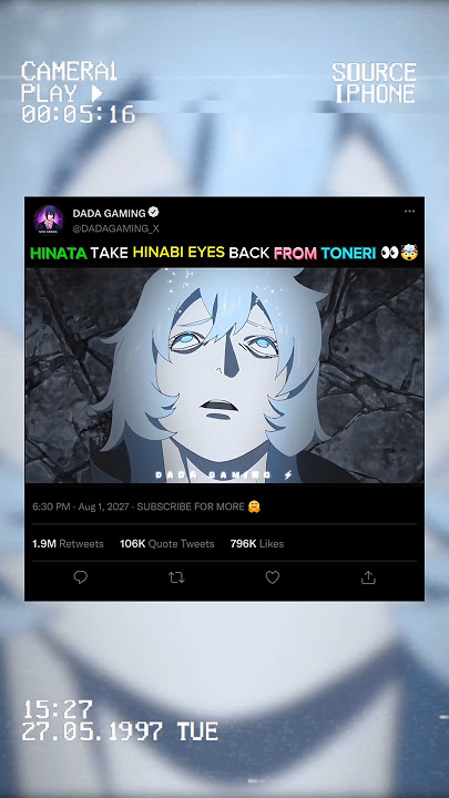 HINATA TAJE HANABI EYES FROM TONERI NARUTO LAST MOVIE #shorts #shortsfeed #anime #naruto #animeedit