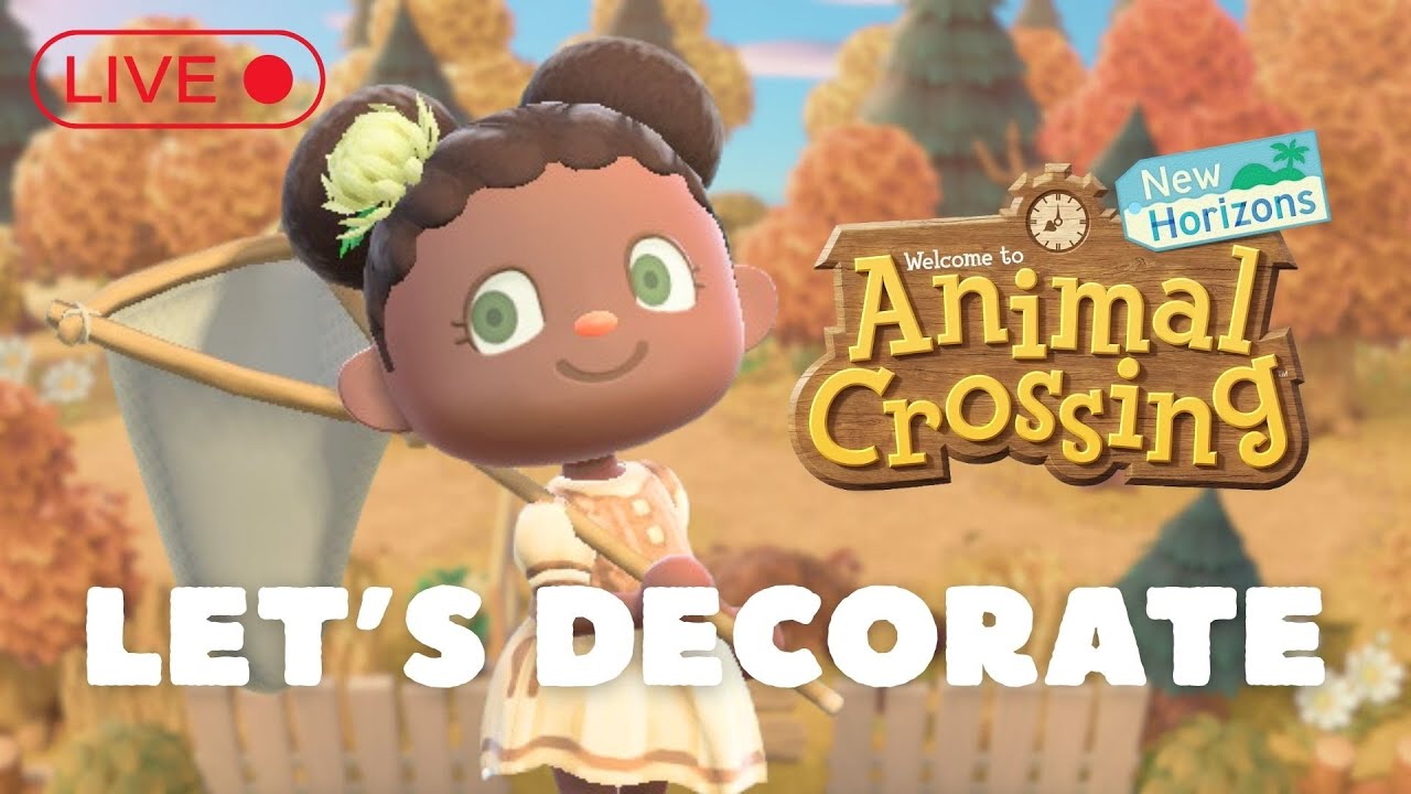 🔴 Building Mini Shops on My Fall Island | Cozy Decorating // Animal Crossing New Horizons