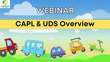 Webinar on  CAPL Scripting and UDS Overview, What is CAPl and UDS, Learn CAPL Scripting and UDS