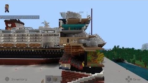 Epic Minecraft Disney Magic Cruise Ship with FULL Interior Tutorial Part 4