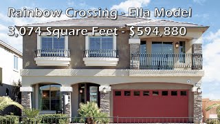 $594,880+, Pulte Rainbow Crossing, Ella Model, 3,074 sq.ft., 4 beds, 2.5 baths, 2-car garage, SW LV