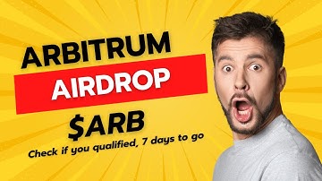 Arbitrum $ARB Airdrop - How to Check If you are Eligible