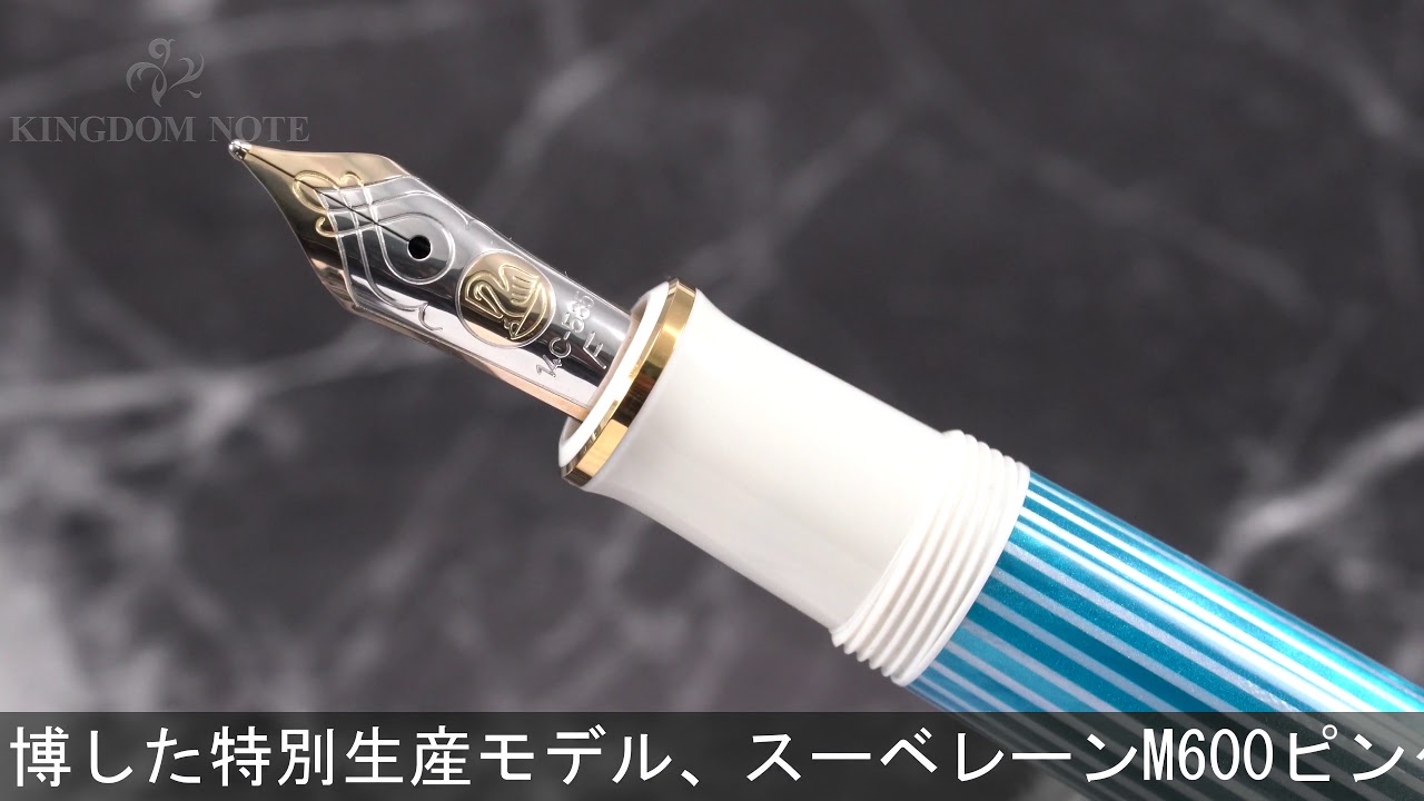 Pelikan ペリカン 万年筆 スーベレーン M600 ターコイズホワイト F