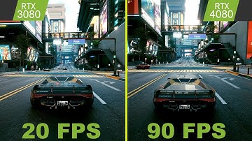 Cyberpunk 2077  RT Psycho - Gigabyte RTX 4080 EAGLE OC  vs  RTX 3080 Founders Edition FPS Test