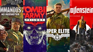 Celebrity Top 10 Best MILITARY WAR Games on NINTENDO SWITCH (Best WW2 Games Switch) Net Worth