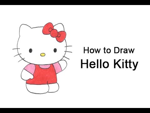 How to Draw Hello Kitty - YouTube