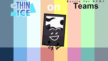 If On Thin Ice Characters were on BFB Teams