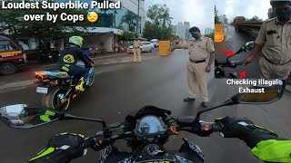 Superbikes Caught by Police|Yeh kya Hua Ride pe?|loudest Superbikes|Z900 Rider