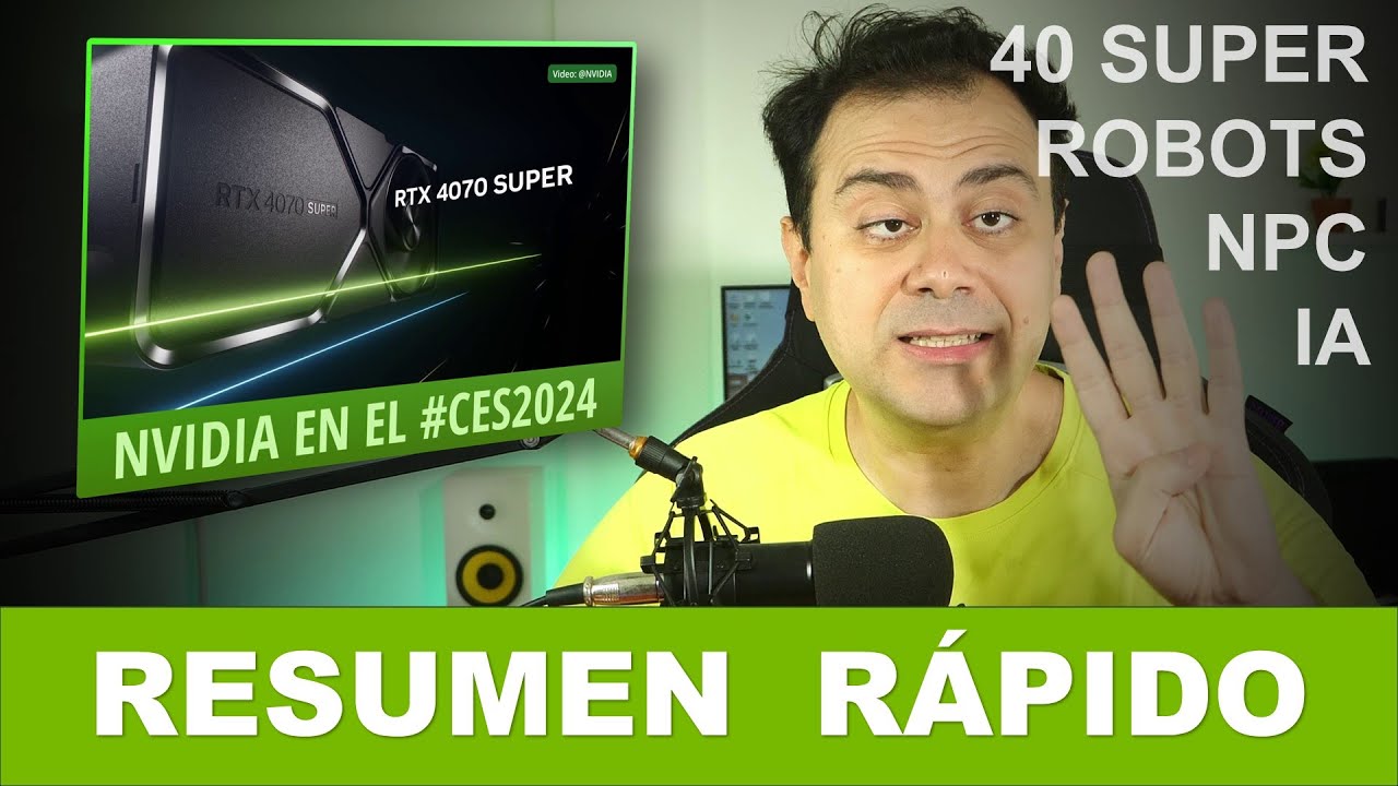 Resumen NVIDIA Special Address at CES 2024 YouTube