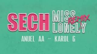 Sech-"Miss Lonely"-Anuel AA × Karol G (Audio Oficial) Remix