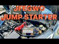 JFEGWO 6000A Car Jump Starter with Air Compressor, 12V Lithium Battery 13.0L Gas and Diesel Engine