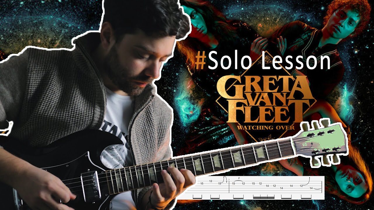Greta Van Fleet - Built by Nations Solo Lesson /w TAB - YouTube